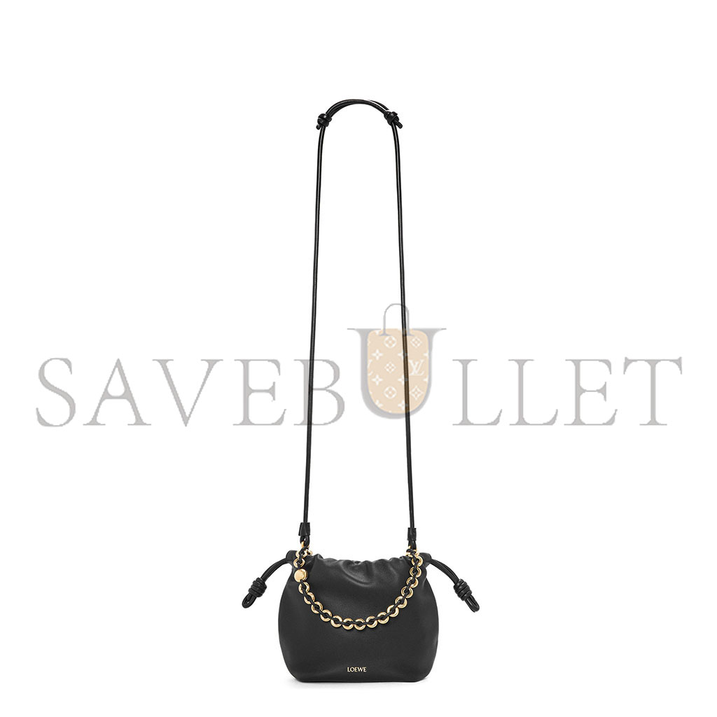 LOEWE MINI FLAMENCO PURSE BAG IN MELLOW NAPPA LAMBSKIN A914CBPX03-1100 (23*17*5.5cm)